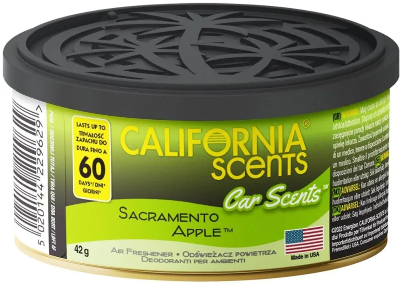 Vôňa do auta California Scents, vôňa Sacramento Apple
