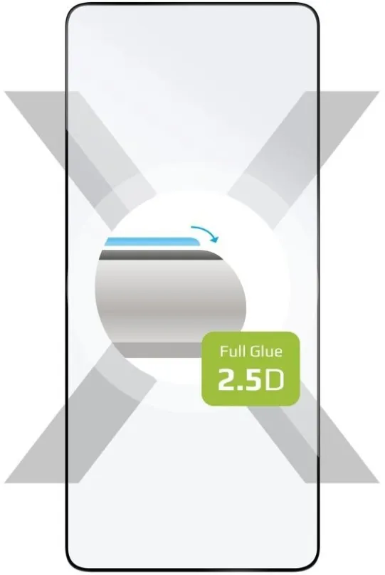 Ochranné sklo FIXED FullGlue-Cover pre Xiaomi Redmi Note 13 Pre 5G/ POCO X6 5G čierne