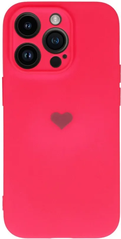 Kryt na mobil Vennus Valentínske puzdro Heart pre iPhone 13 Pro Max - fuchsiové