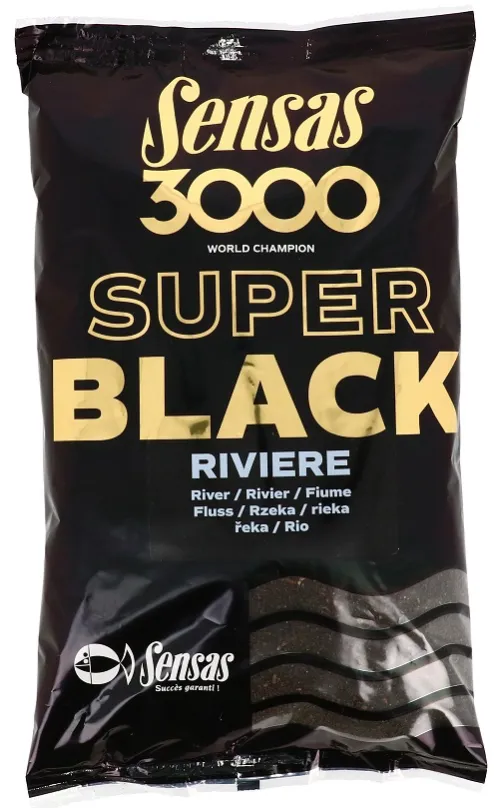 Sensas Vnadiaca zmes 3000 Super Black Riviere (Rieka-čierna) 1kg