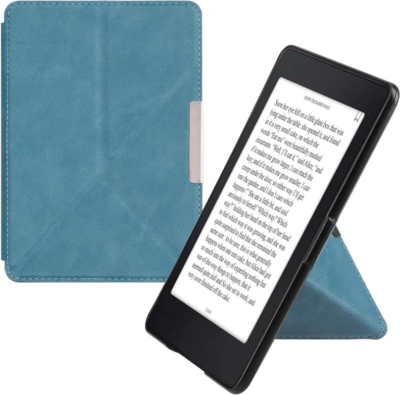 Púzdro na čítačku kníh KW Mobile - Origami Petrol - KW4578078 - púzdro pre Amazon Kindle Paperwhite 1/2/3 - modré