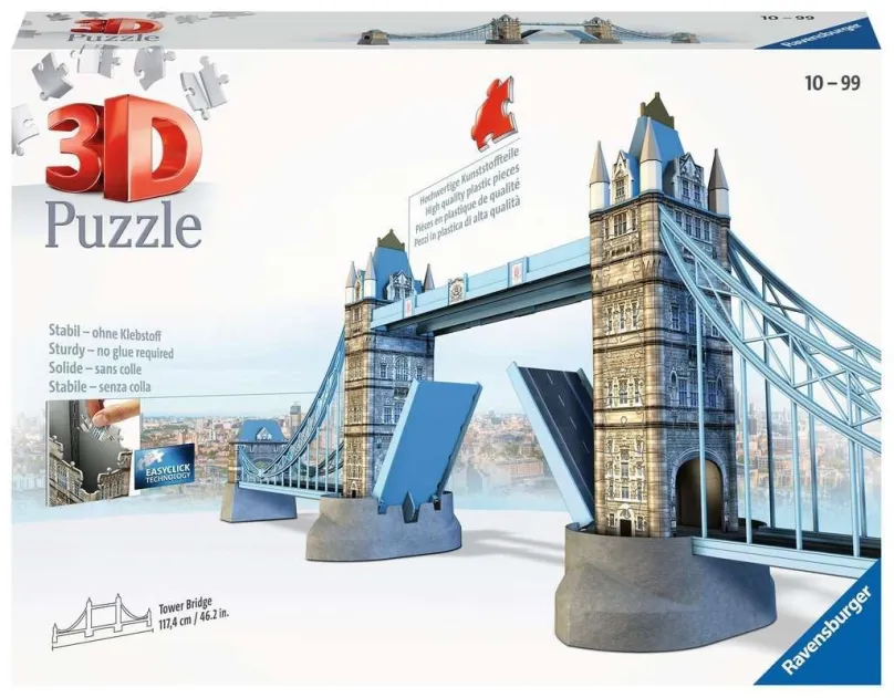 RAVENSBURGER 3D puzzle Tower Bridge, Londýn 216 dielikov