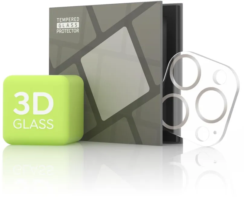Ochranné sklo na objektív Tempered Glass Protector pre kameru iPhone 13 Pro Max / 13 Pro - 3D Glass, zlatá (Case friendly)