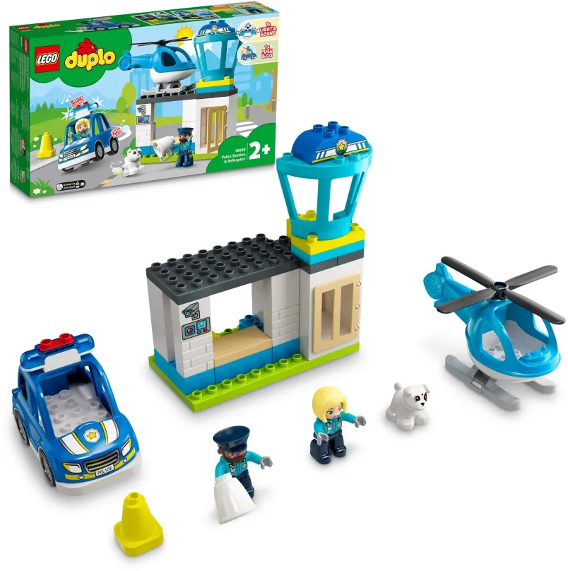LEGO stavebnica LEGO® DUPLO® 10959 Policajná stanica a vrtuľník