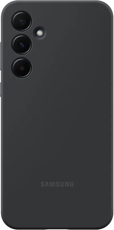 Kryt na mobil Samsung Galaxy A55 Silikónový zadný kryt Black