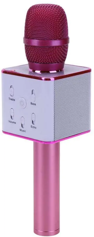 Detský mikrofón Karaoke mikrofón Eljet Performance ružový