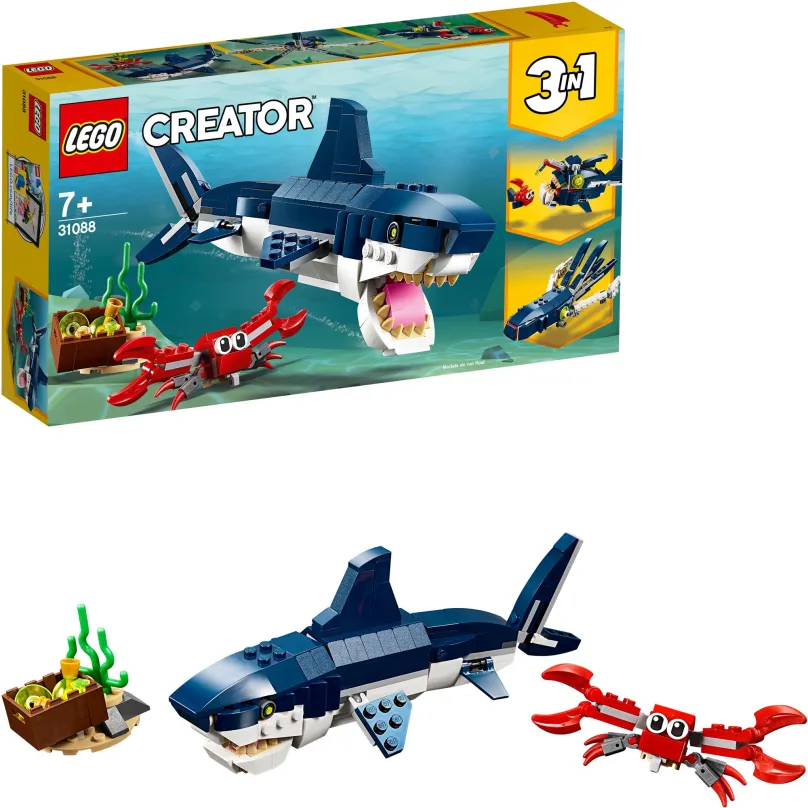 LEGO stavebnica LEGO® Creator 3 v 1 31088 Tvorové z hlbín morí