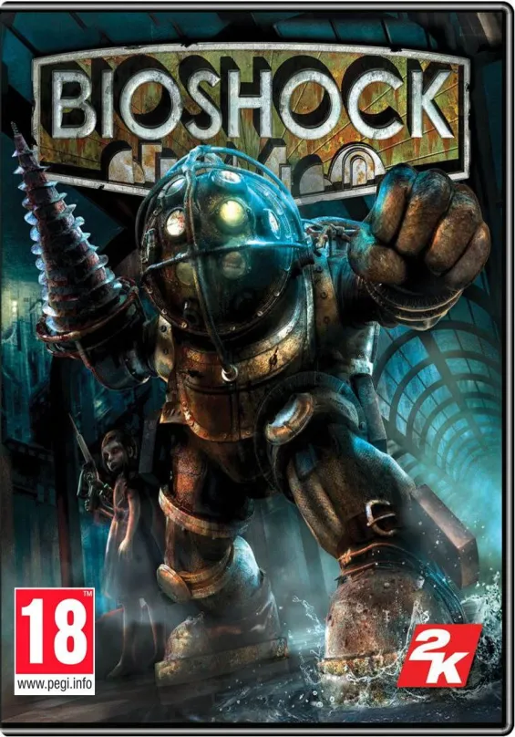 Hra na PC BioShock, elektronická licencia, kľúč pre Steam, žáner: akčné a strieľačky,