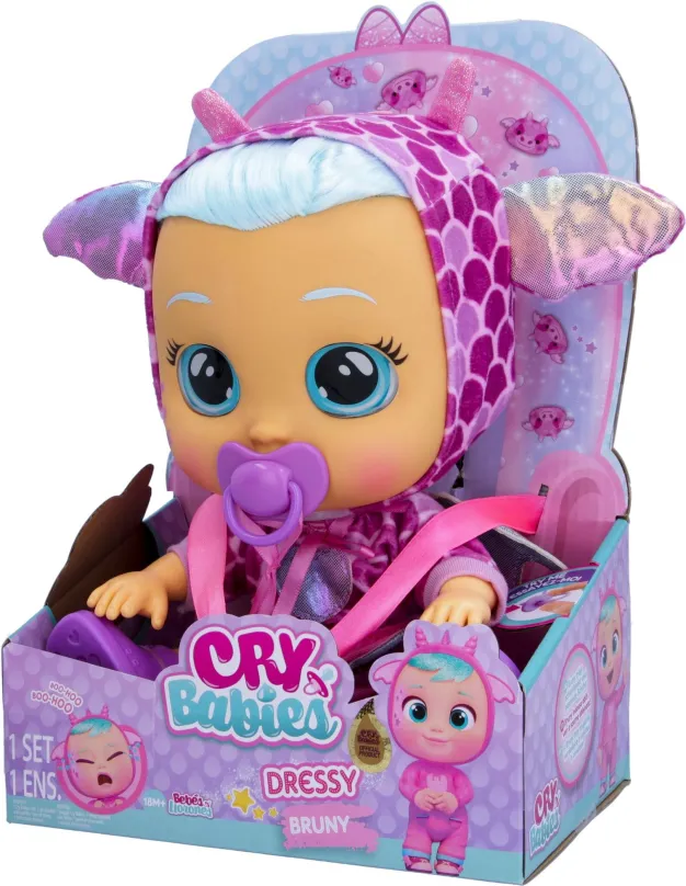 Bábika Cry Babies Dressy Fantasy Bruny