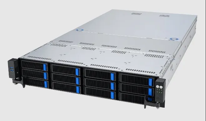 ASUS 2U server SP5 24x DDR5 4800 12x 3.5/2.5 NVMe/SATA +2x2,5 SATA, 2x i350 1Gb, 2x1600Wt