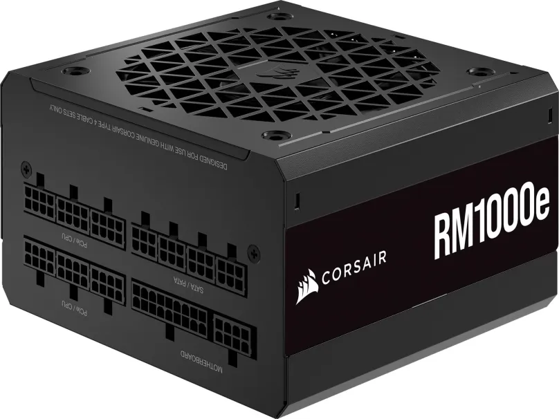 Počítačový zdroj Corsair RM1000e, 1000W, ATX, 80 PLUS Gold, účinnosť 90%, 6 ks PCIe (8-pin
