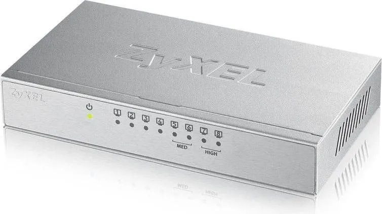 Switch Zyxel GS-108B v3, desktop, 8x RJ-45, QoS (Quality of Service), prenosová rýchlosť L