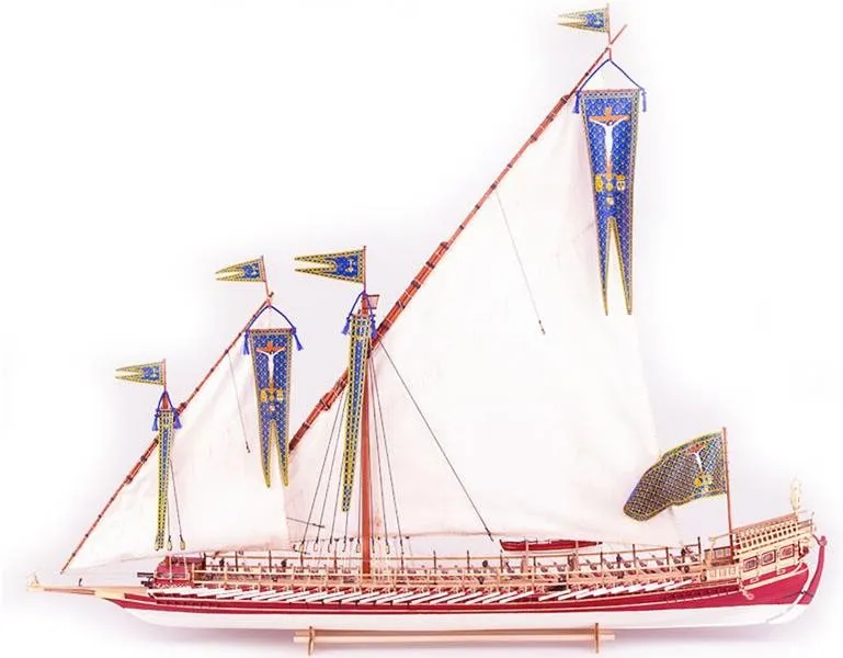 Model lode Dušok La Real Galeere 1571 1:72 kit