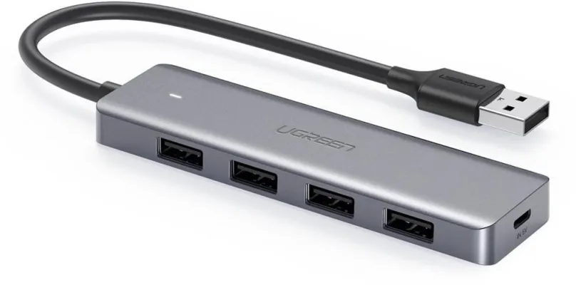 USB Hub UGREEN USB 3.0 A 4 Ports HUB, pripojenie pomocou USB 3.2 Gen 1 (USB 3.0), USB-A ma