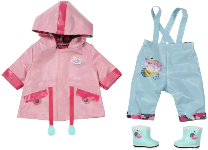 Oblečenie pre bábiky BABY born Súprava do dažďa Deluxe, 43 cm