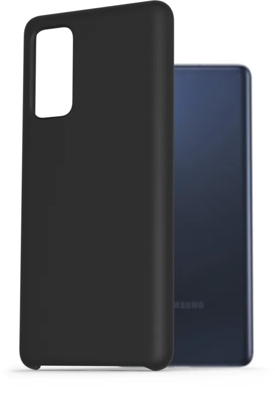Kryt na mobil AlzaGuard Premium Liquid Silicone Case pre Samsung Galaxy S20 FE čierne