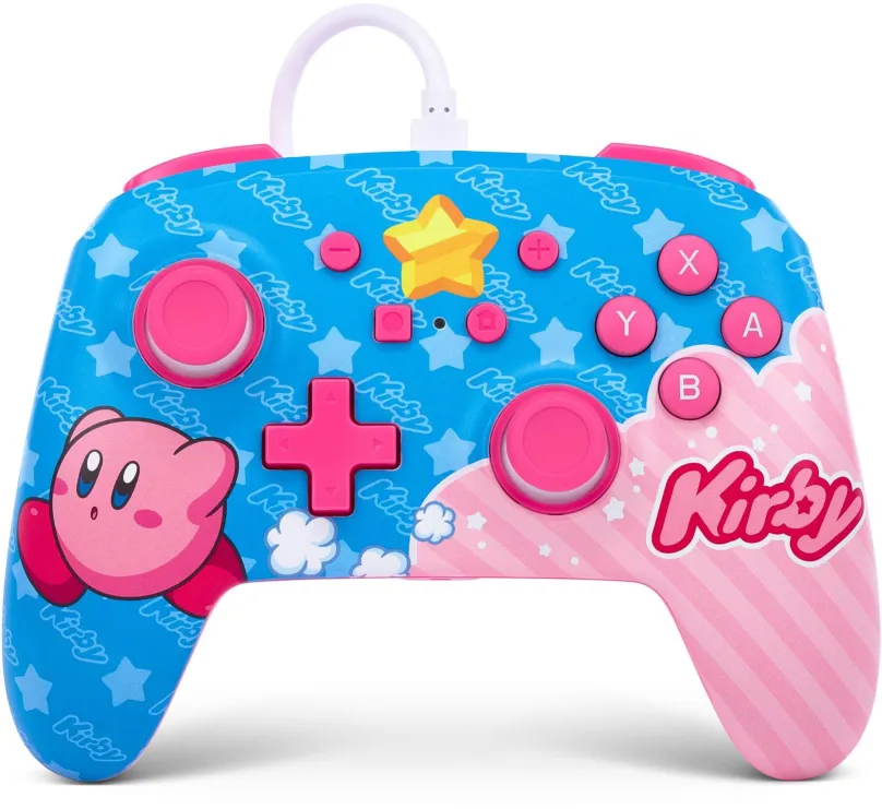 Gamepad PowerA Enhanced Wired Controller pre Nintendo Switch - Kirby