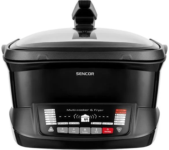 Fritéza SENCOR SFR 9300BK, mechanické ovládanie, s displejom, s termostatom, časti vhodné