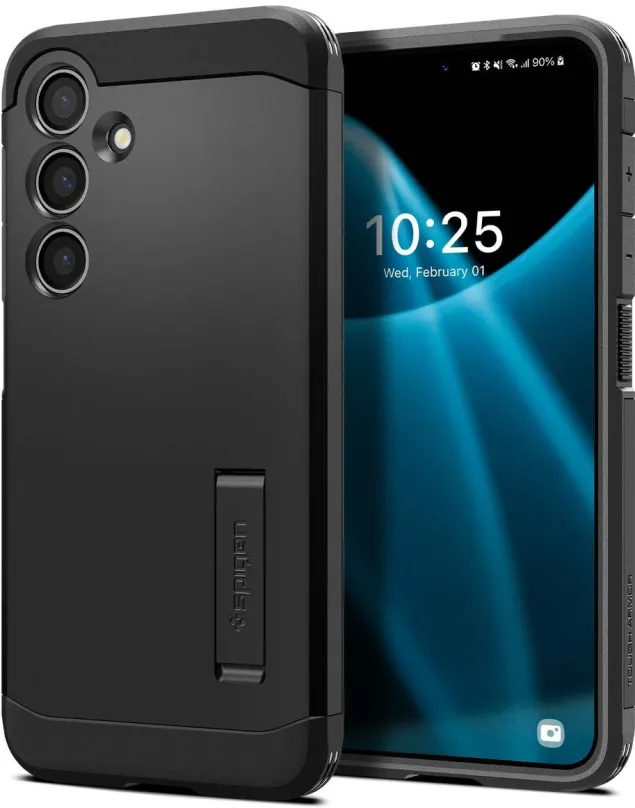 Kryt na mobil Spigen Tough Armor Black Samsung Galaxy S24