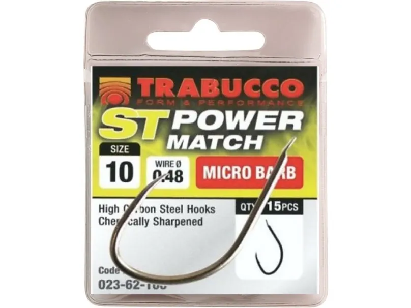 Trabucco Háčik ST Power Match Veľkosť 10 15ks