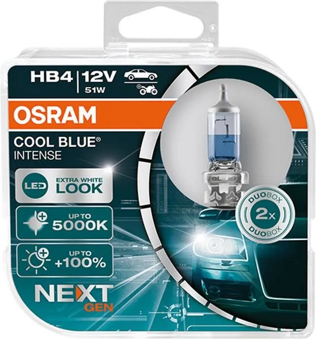 Autožiarovka OSRAM HB4 Cool Blue Intense Next Generation, 12V, 51W, P22d, Duobox