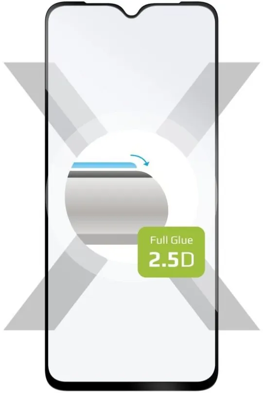 Ochranné sklo FIXED FullGlue-Cover pre Vivo Y55 5G čierne