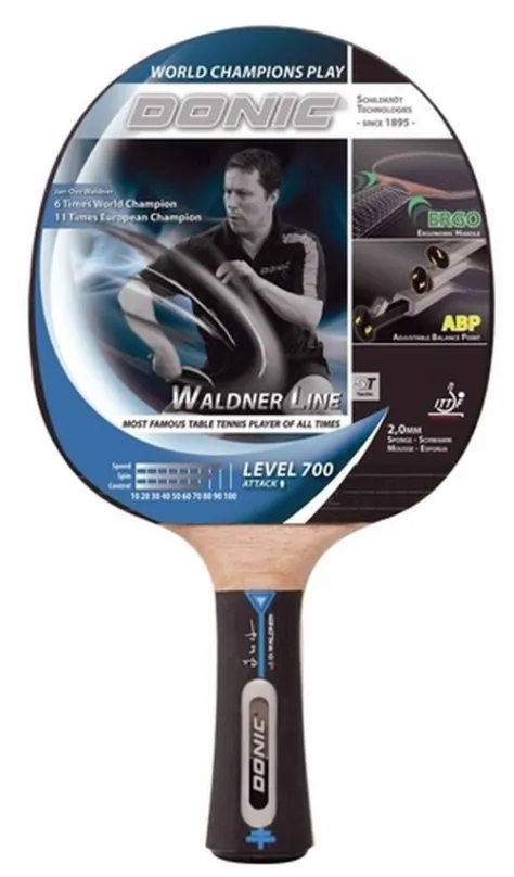 Raketa na stolný tenis Donic Waldner 700, Konkávne (FL)