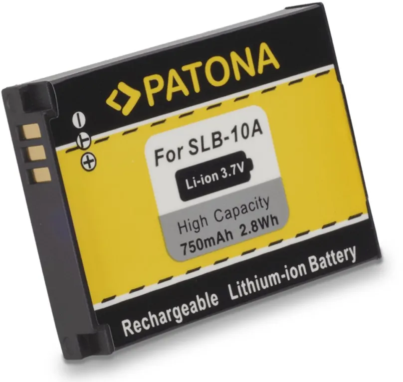 Batérie pre fotoaparát Paton pre Samsung SLB10A 750mAh Li-Ion