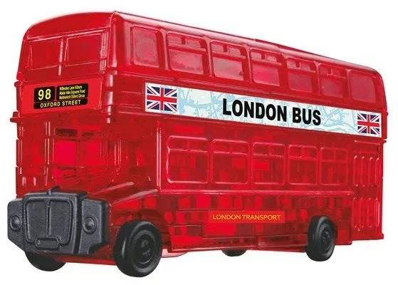 3D puzzle 3D Crystal puzzle Londýnsky autobus 53 dielikov
