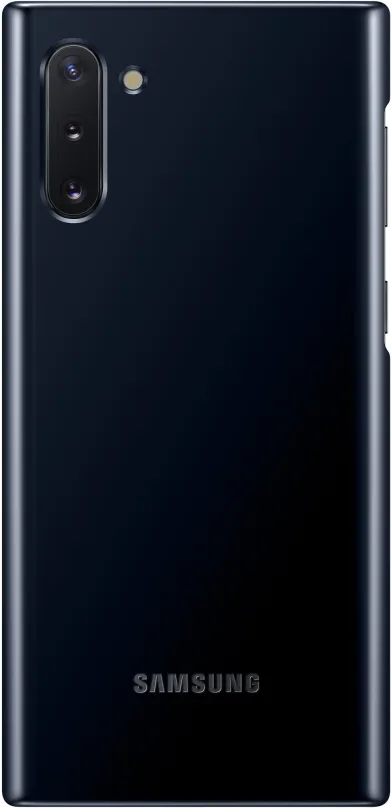 Kryt na mobil Samsung Zadný kryt s LED diódami pre Galaxy Note10 čierny