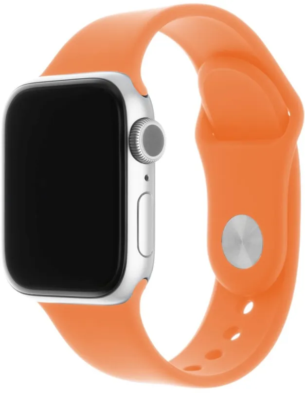 Remienok FIXED Silicone Strap SET pre Apple Watch 38/40/41 mm oranžový