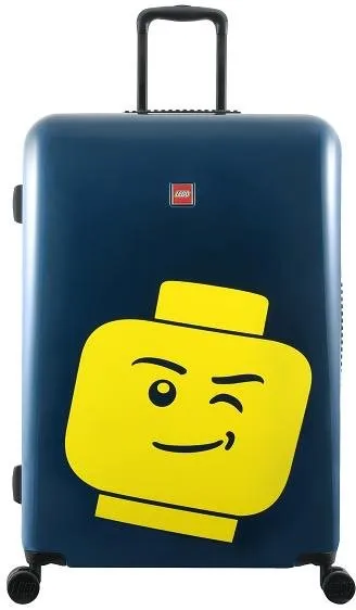 Cestovný kufor LEGO Luggage ColourBox Minifigure Head 28" - Námornícka modrá