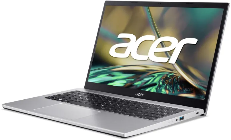 Notebook Acer Aspire 3 Pure Silver, Intel Core i3 1215U Alder Lake, 15.6" IPS antiref