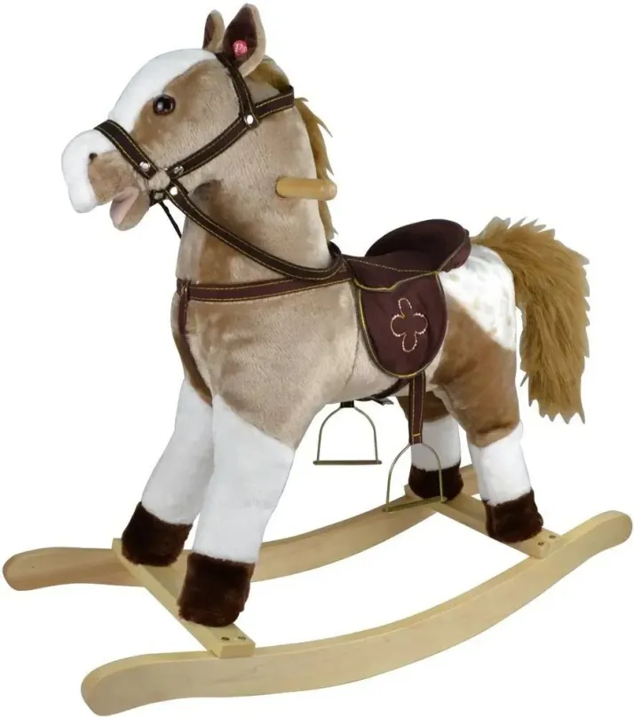 Hojdací kôň Teddies Kôň hojdací svetlo hnedý