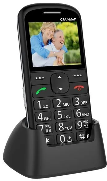 Mobilný telefón CPA Halo 11 Senior čierny