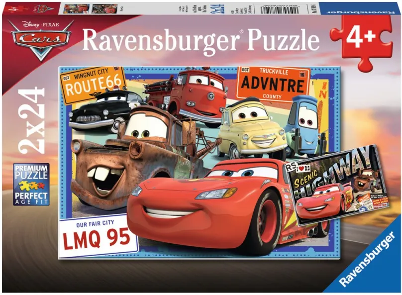 Puzzle Ravensburger 78196 Disney Autá