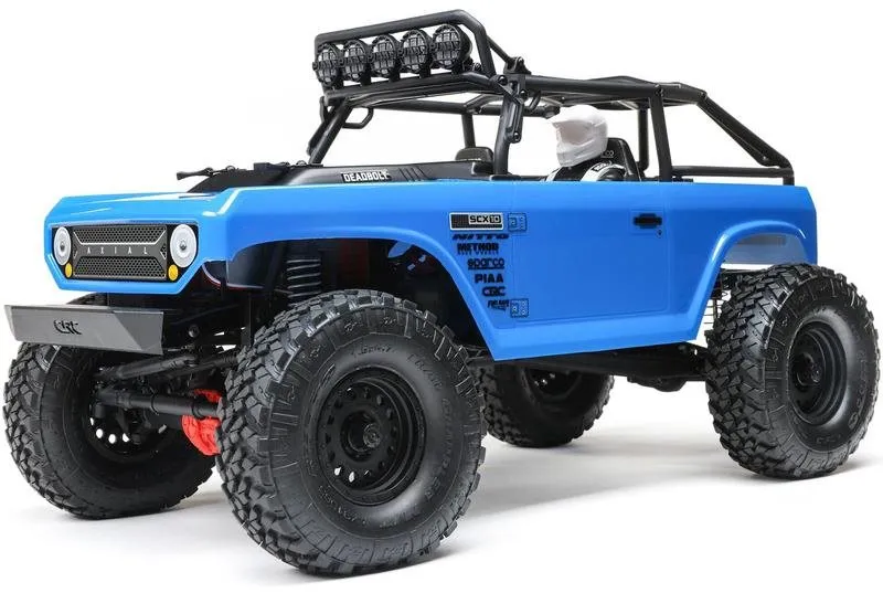 RC auto Axial SCX10 II Deadbolt 1:10 4WD RTR modrá