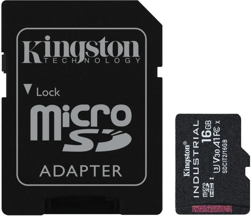 Pamäťová karta Kingston MicroSDXC Industrial + SD adaptér