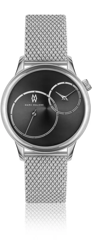 Pánske hodinky MARC MALONE Vincent Silver Mesh CBF-2520