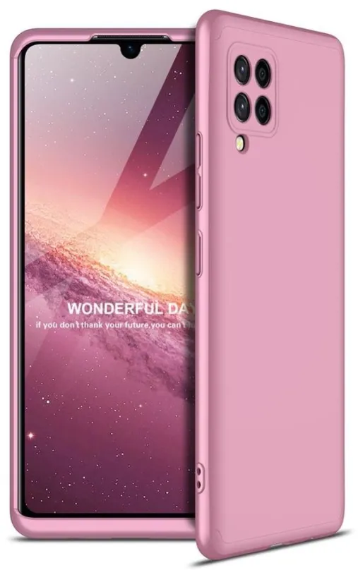 Kryt na mobil GKK 360 Full Body plastový kryt Samsung Galaxy A42 5G, ružový