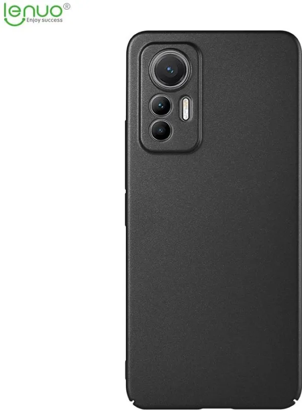 Kryt na mobil Lenuo Leshield obal pre Xiaomi 12 Lite, čierna