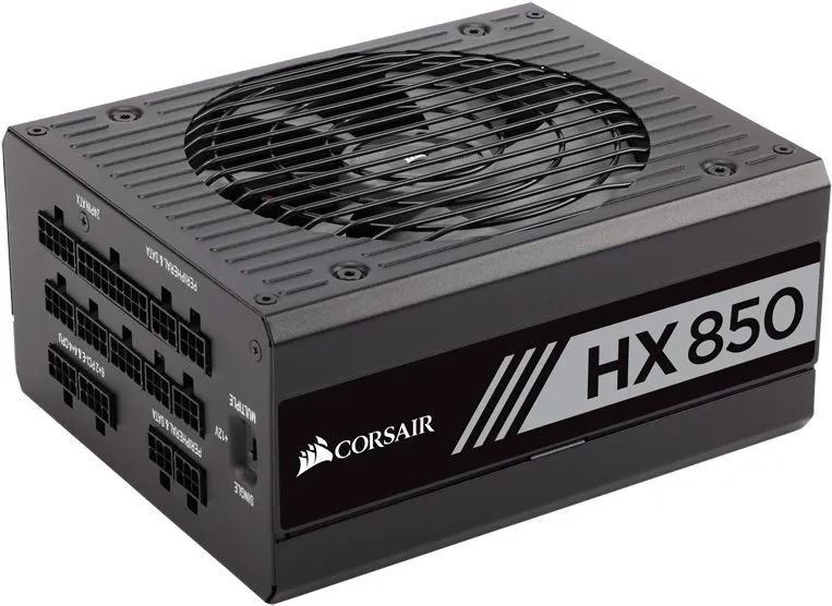Počítačový zdroj Corsair HX850, 850W, ATX, 80 PLUS Platinum, účinnosť 92%, 6 ks PCIe (8-pi