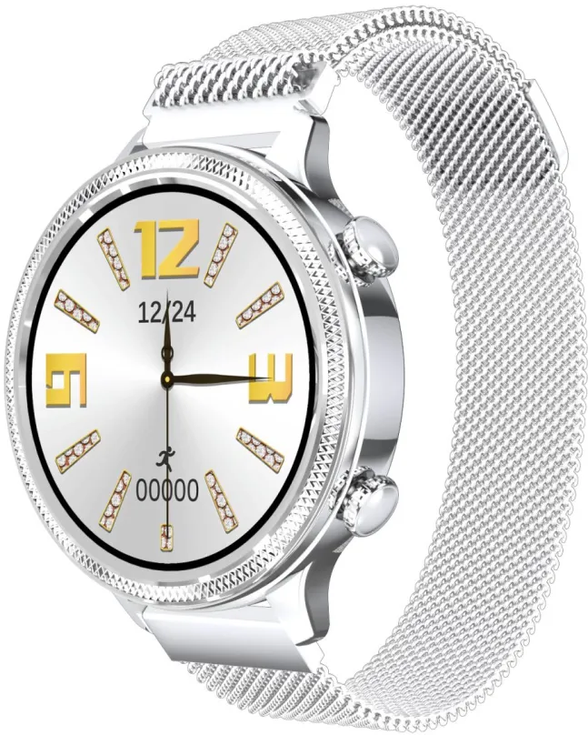 Chytré hodinky Carneo Gear + Deluxe silver