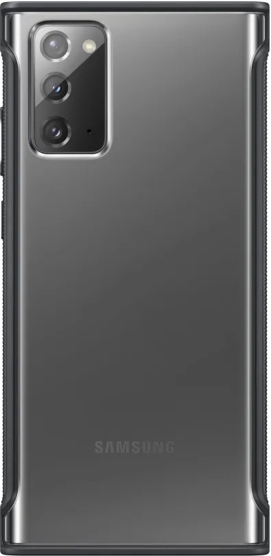 Kryt na mobil Samsung Priehľadný ochranný kryt pre Galaxy Note20 čierny