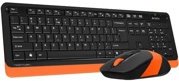 Set klávesnice a myši A4tech FG1010, oranžová - SK
