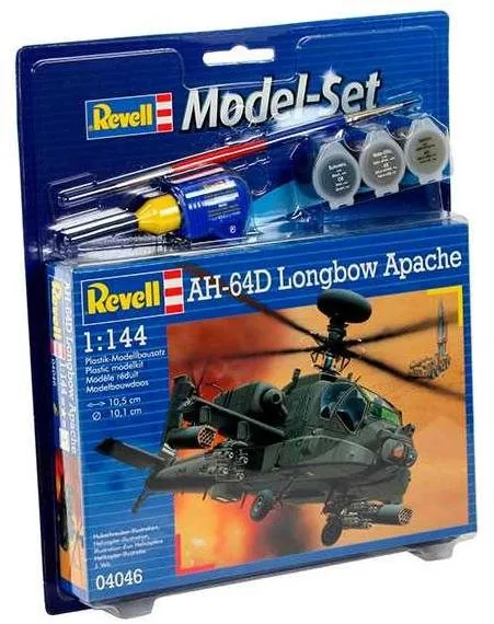 Plastikový model ModelSet vrtuľník 64046 - AH-64D LONGBOW APACHE