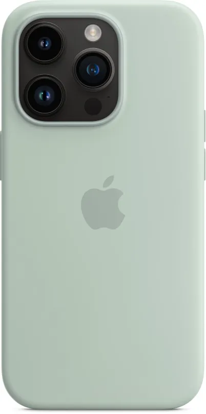 Kryt na mobil Apple iPhone 14 Pre Silikónový kryt s MagSafe dužnatkovo modrý