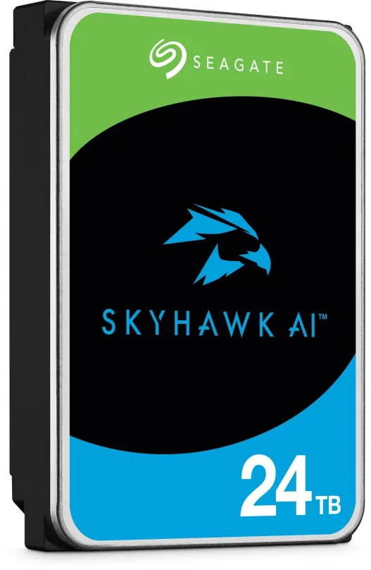 Pevný disk Seagate SkyHawk AI 24TB, 3.5", SATA III, maximálna rýchlosť prenosu 285 MB