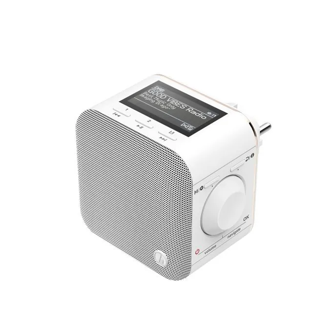 Rádio Hama DR40BT PlugIn, klasické, DAB+ a FM tuner s 30 predvoľbami, podpora MP3, výkon 3