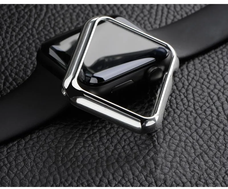 Ochranný kryt na hodinky COTEetCI polykarbonátové púzdro pre Apple Watch 42 mm strieborné